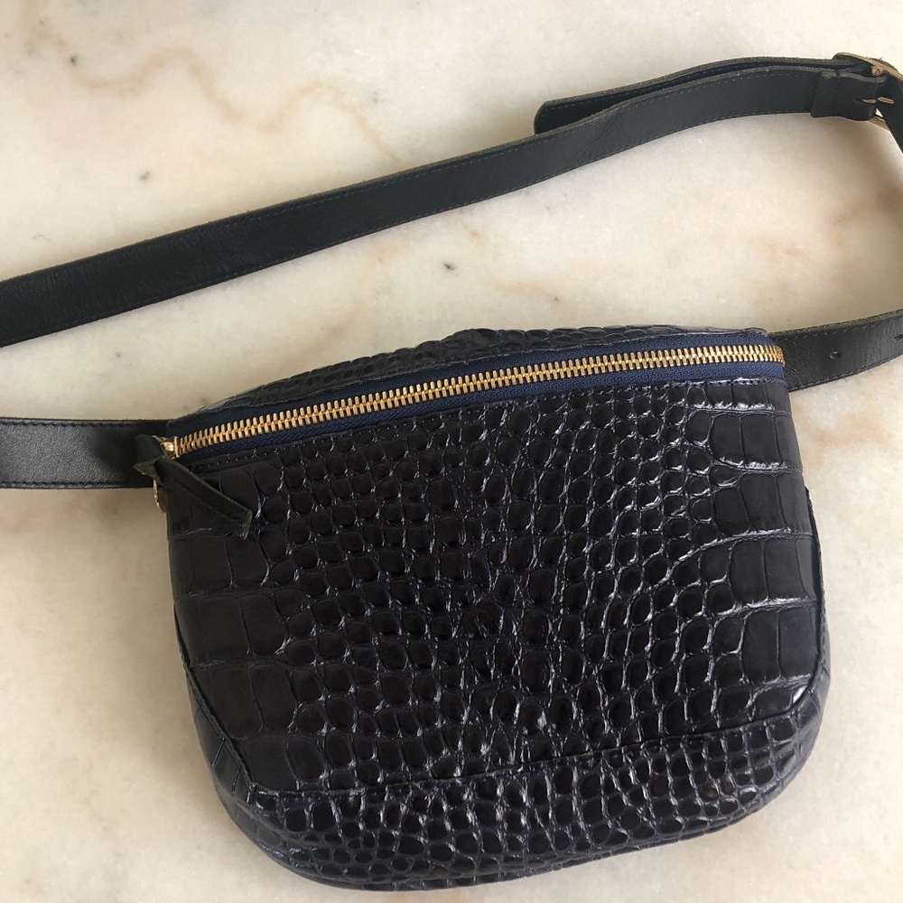 Clare v Leather Belt Bag